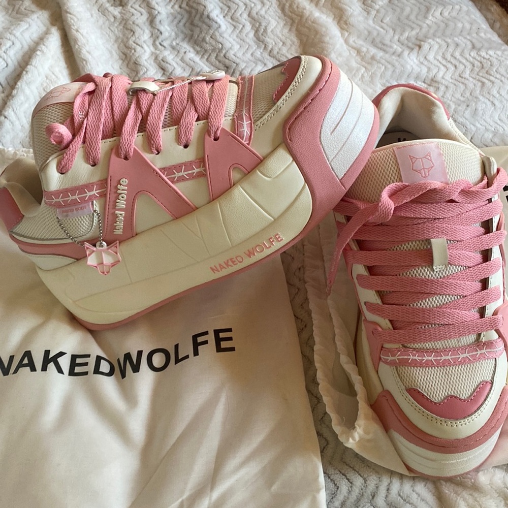 Naked Wolfe slider platform sneakers